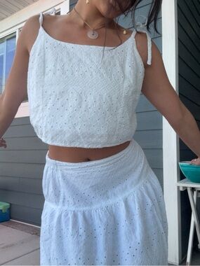 Old navy Lined Cotton White Set size medium